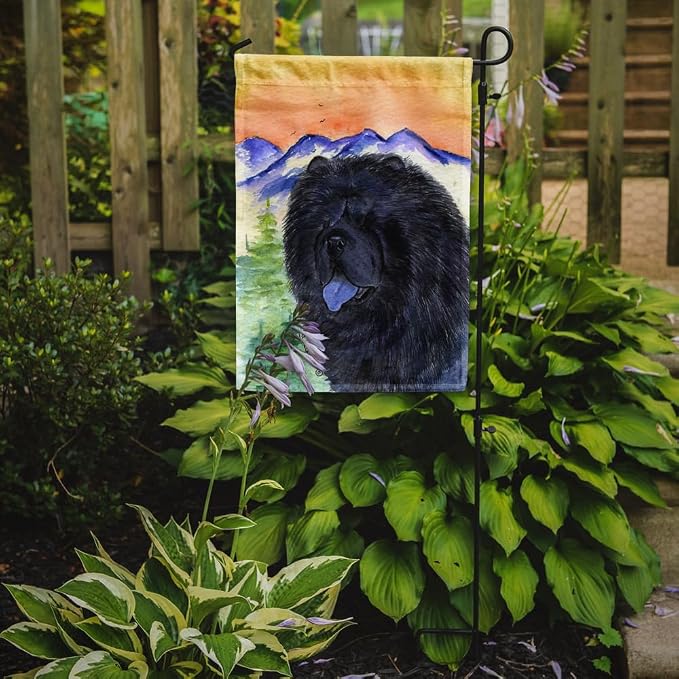 Caroline's Treasures SS8191GF Chow Chow Garden Flag Mailbox Flag Decorative Yard Flag Banner Outside Patio Artwork Yard Flower Beds, Garden Size, Multicolor