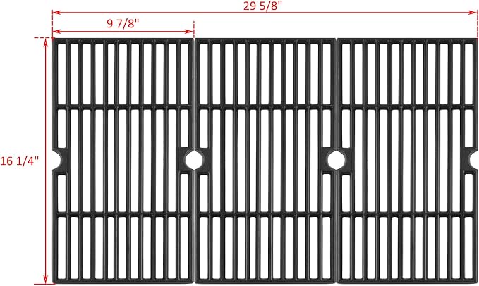 DGF510SBP Grill Grates Replacement for Dyna Glo Grill Replacement Parts 70-01-293 Grill Grates Backyard Grill Parts GBC1460W GBC1461W BY15-101-001-02 BHG BH15-101-099-02 Grates Uniflame GBC1059WB Part