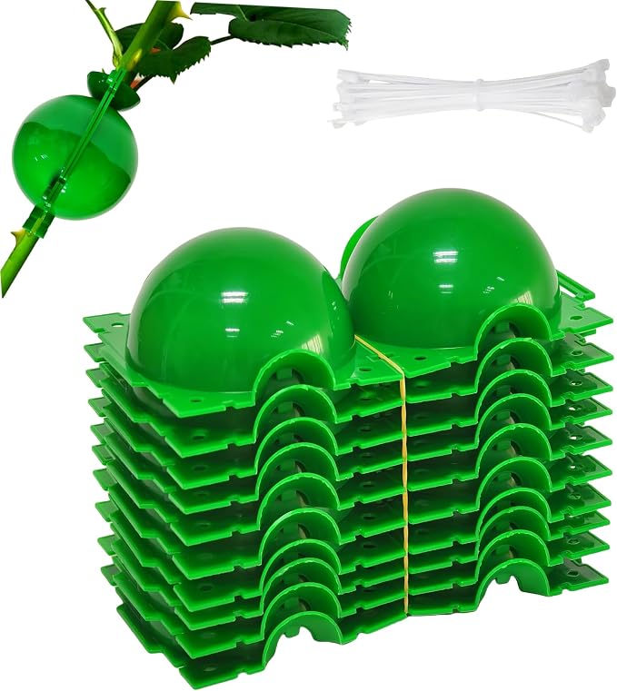 10PCS Rapid Root Plugs Air Layering Pods, Plant Propagation Station Reusable Air Layering Propagation Kit Grafting Tool Take Root Box Root Starter Propagation Ball Vases for Plants