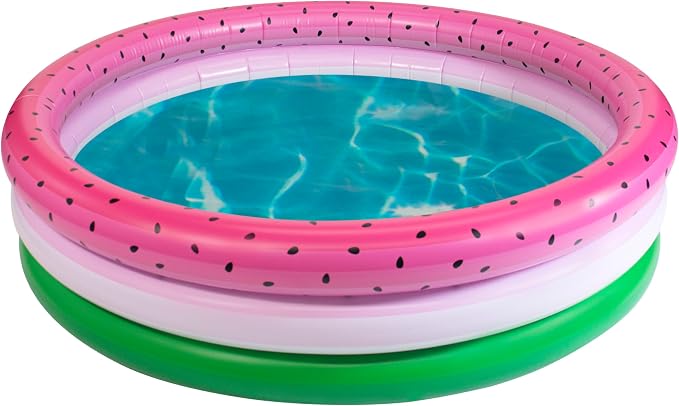 Poolcandy Inflatable Party Sunning Pool, Watermelon
