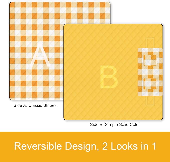 2 in 1 Tote Picnic Blanket Waterproof Outdoor Camping Mat,Large Capacity Beach Blanket 80''x80'' 7 Layers Easy to Foldable and Carry.