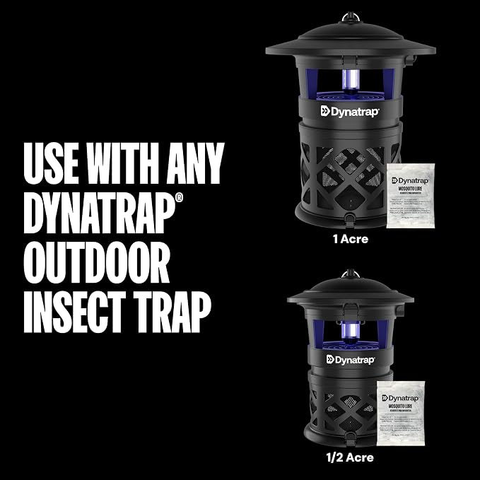 DynaTrap 100611 Atrakta Mosquito Lure Sachet for Any DynaTrap Insect Trap, Lasts 60 Days, Mosquito Trap Attractant (Pack of 2)