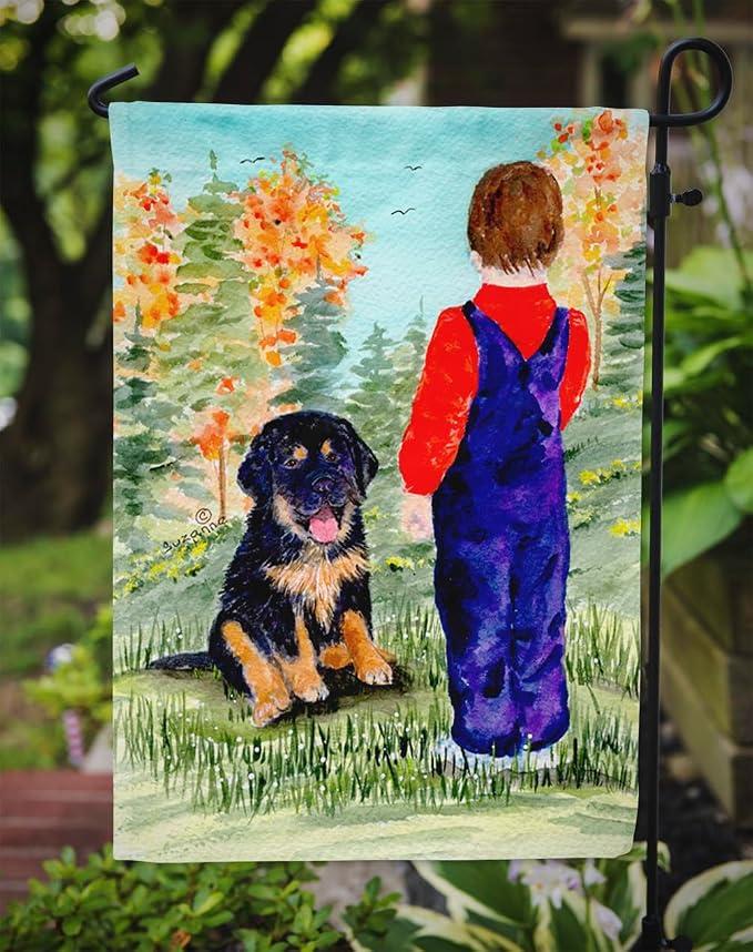 Caroline's Treasures SS8548GF Tibetan Mastiff Garden Flag Mailbox Flag Decorative Yard Flag Banner Outside Patio Artwork Yard Flower Beds, Garden Size, Multicolor