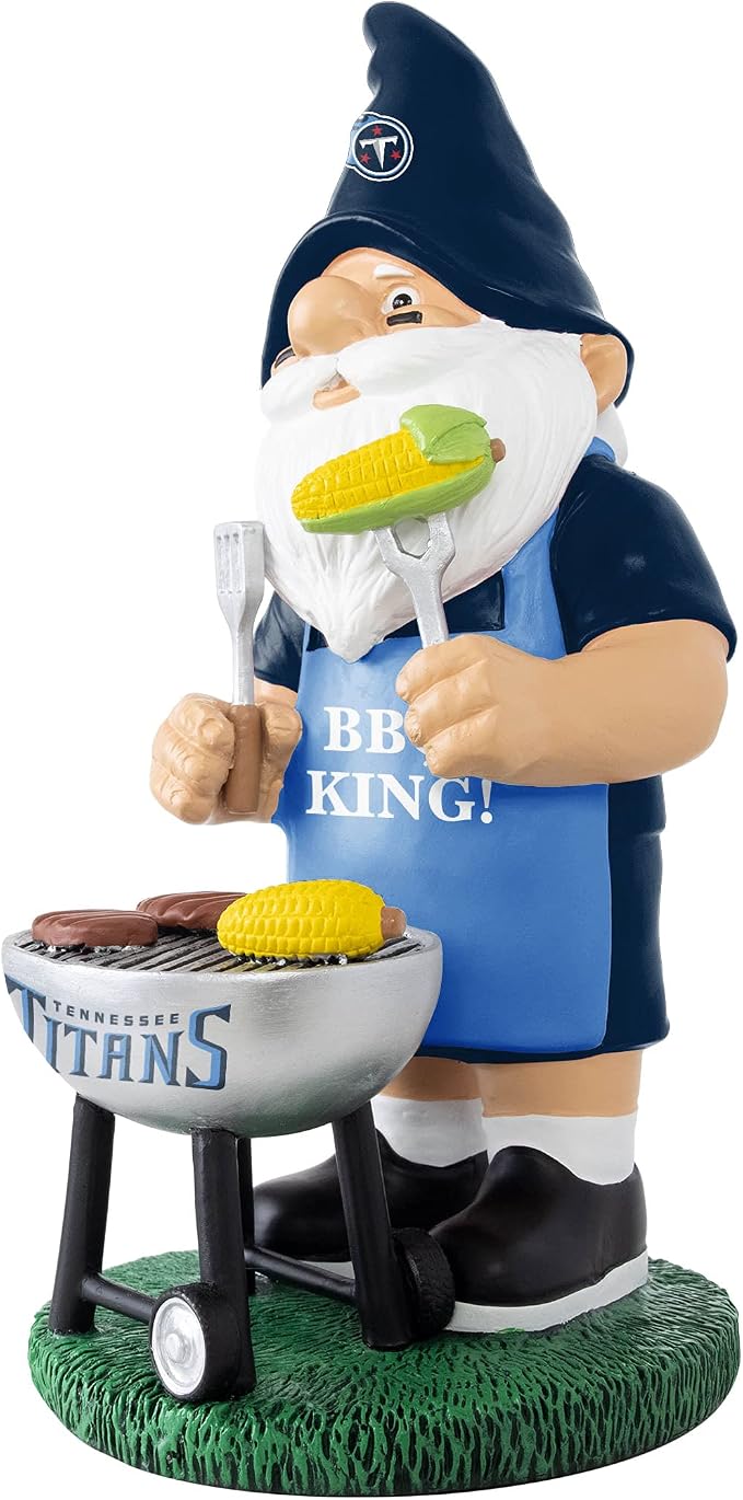 FOCO NFL Unisex-Adult NFL Team Logo Grill Garden Statue Outdoor Gnome 10"