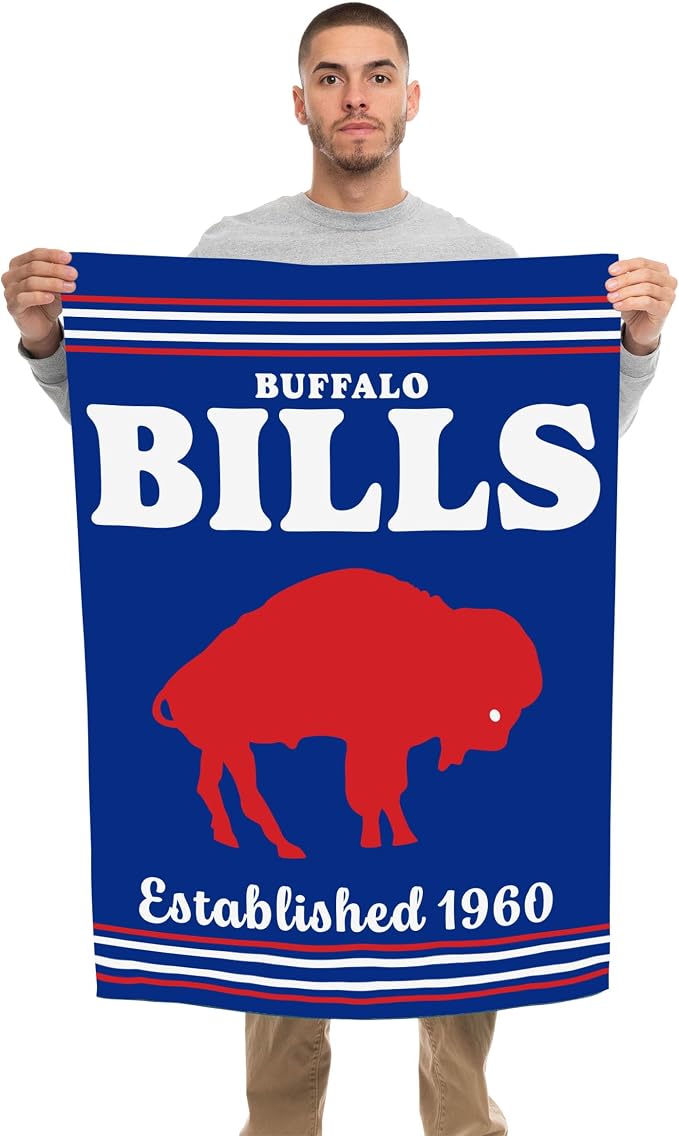 NFL Double Sided Team Logo Vertical Flag (40" x 28")