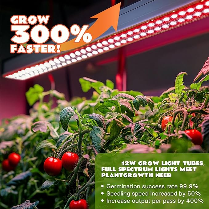3-Tier Hydroponics Growing System, 88 Pods with LED Grow Lights | 3-tier, dual pump, dual medium, 88 pods, full spectrum LED, auto timer, grows herbs veggies microgreens year round