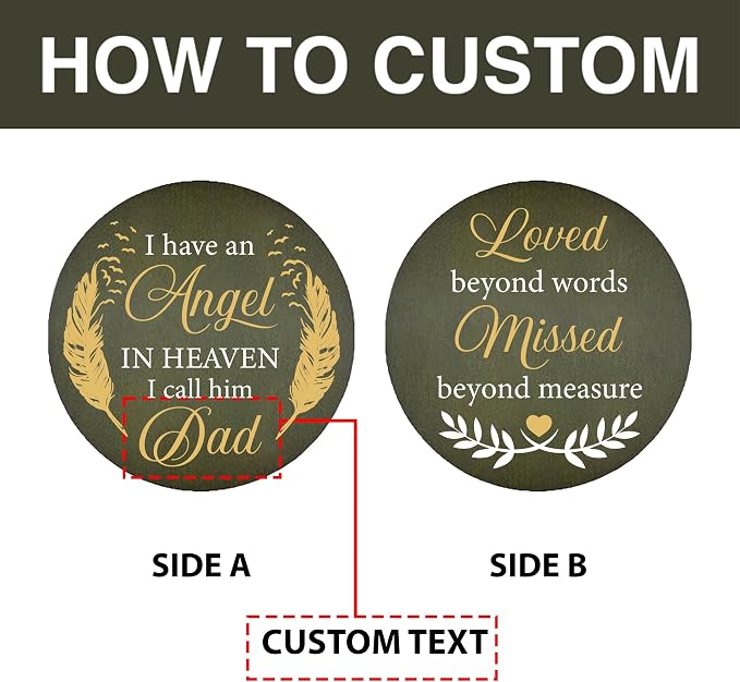 ASTARIN Memorial Angel 36" Wind Chimes, Personalized Name Sympathy Wind Chime, in Memory of Loss Mom Loved One, Large Deep Tone Bereavement Windchimes for Outside Clearance(Produced in Texas)