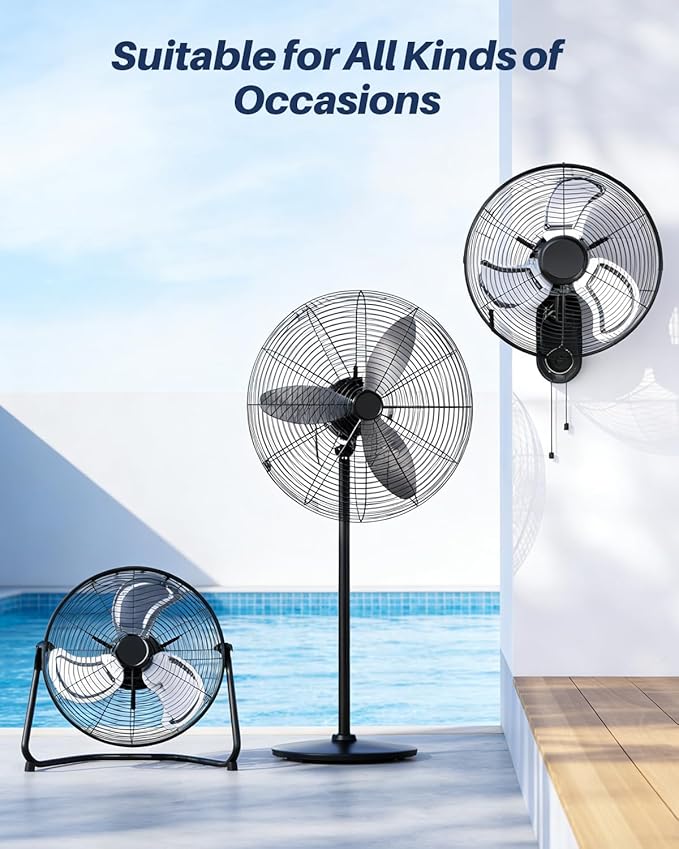 Portable Misting System with Water Pump, 6000mAh Outdoor Misters for Outside Patio, Magnetic Water Cooling Fan Misters Set for Patio, Industrial Fan, Canopy, Sports, Greenhouse, Beach, Dugout, Camping