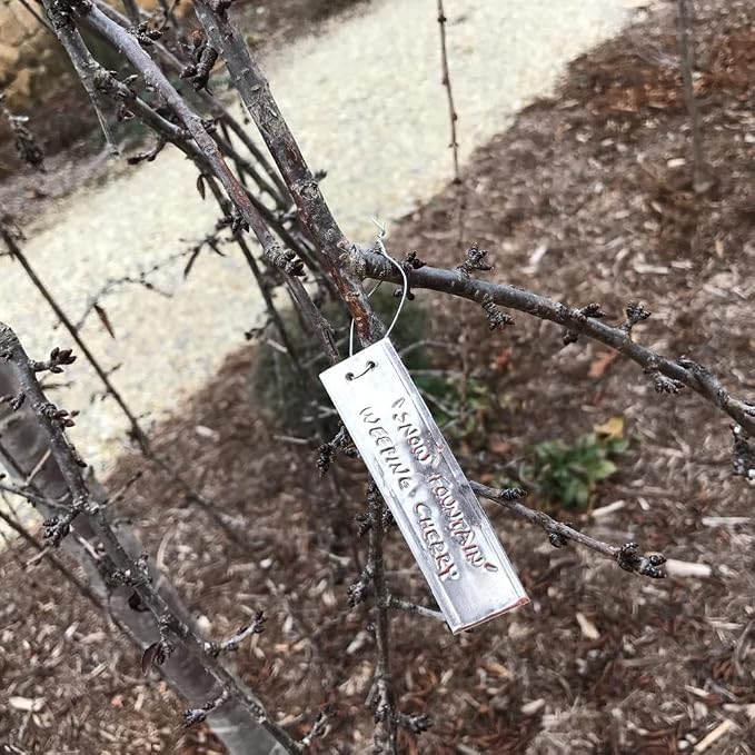 Aluminum Plant Labels - 120PCS Metal Tags with Wires for Plant Markers, Tree Tags, Outdoor Identification and Greenhouse
