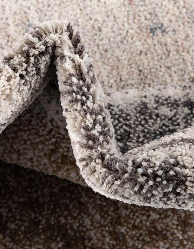 Unique Loom Eco Southwestern Collection Area Rug - Ely (Runner 2' 0" x 8' 0", Ivory/Black)
