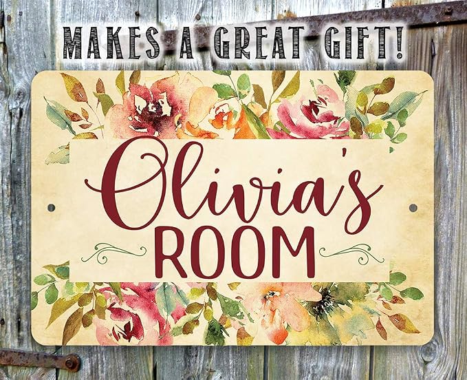 Personalized - She Shed - Classic She Shed Decor, Greenhouse Garden Display, Backyard Botanical Accessories, Babe Cave Sign and Gifts for Women, 8x12 or 12x18 Indoor or Outdoor Durable Metal Sign