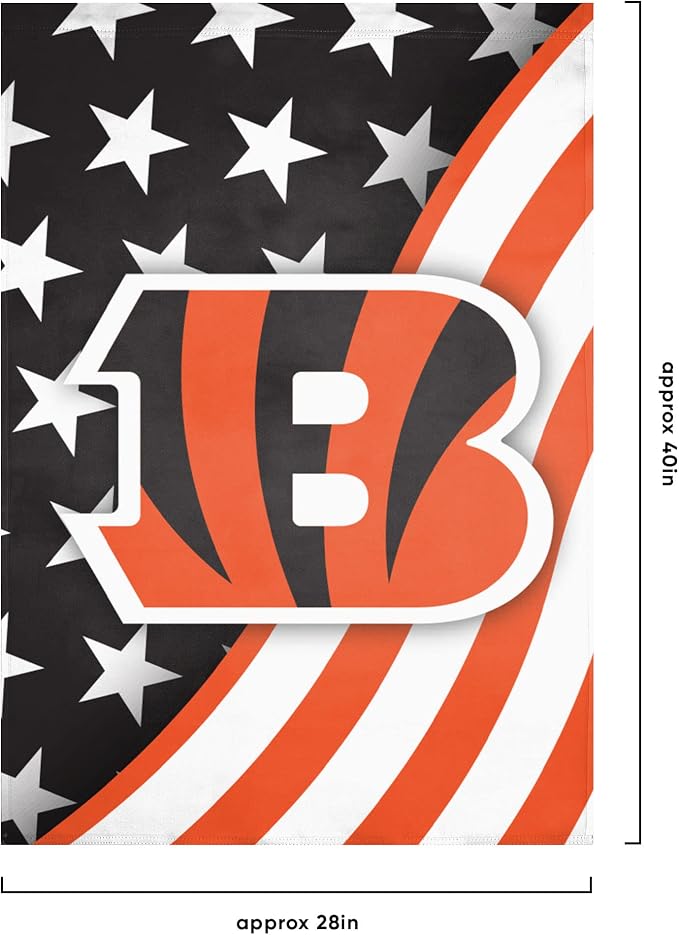 NFL Double Sided Team Logo Vertical Flag (40" x 28")
