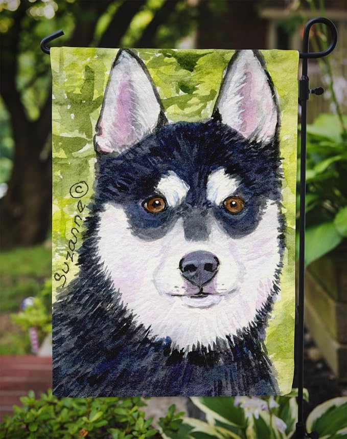 Caroline's Treasures SS8696GF Klee Kai Garden Flag Mailbox Flag Decorative Yard Flag Banner Outside Patio Artwork Yard Flower Beds, Garden Size, Multicolor