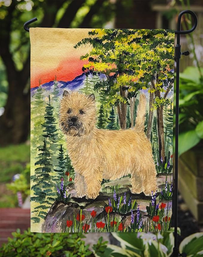 Caroline's Treasures SS8229GF Cairn Terrier Garden Flag Mailbox Flag Decorative Yard Flag Banner Outside Patio Artwork Yard Flower Beds, Garden Size, Multicolor