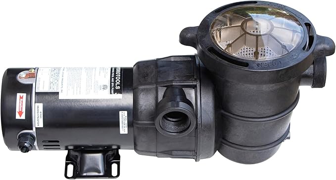 Swimline Above Ground Pool Pump, 1.5 HP Horizontal 2-Speed, 5, 820 GPH | Variable Dual-speed Above-ground Pool Pump, 1.5 HP, 5, 820 GPH, Horizontal Discharge, Strainer Basket, 115V, DOE-certified