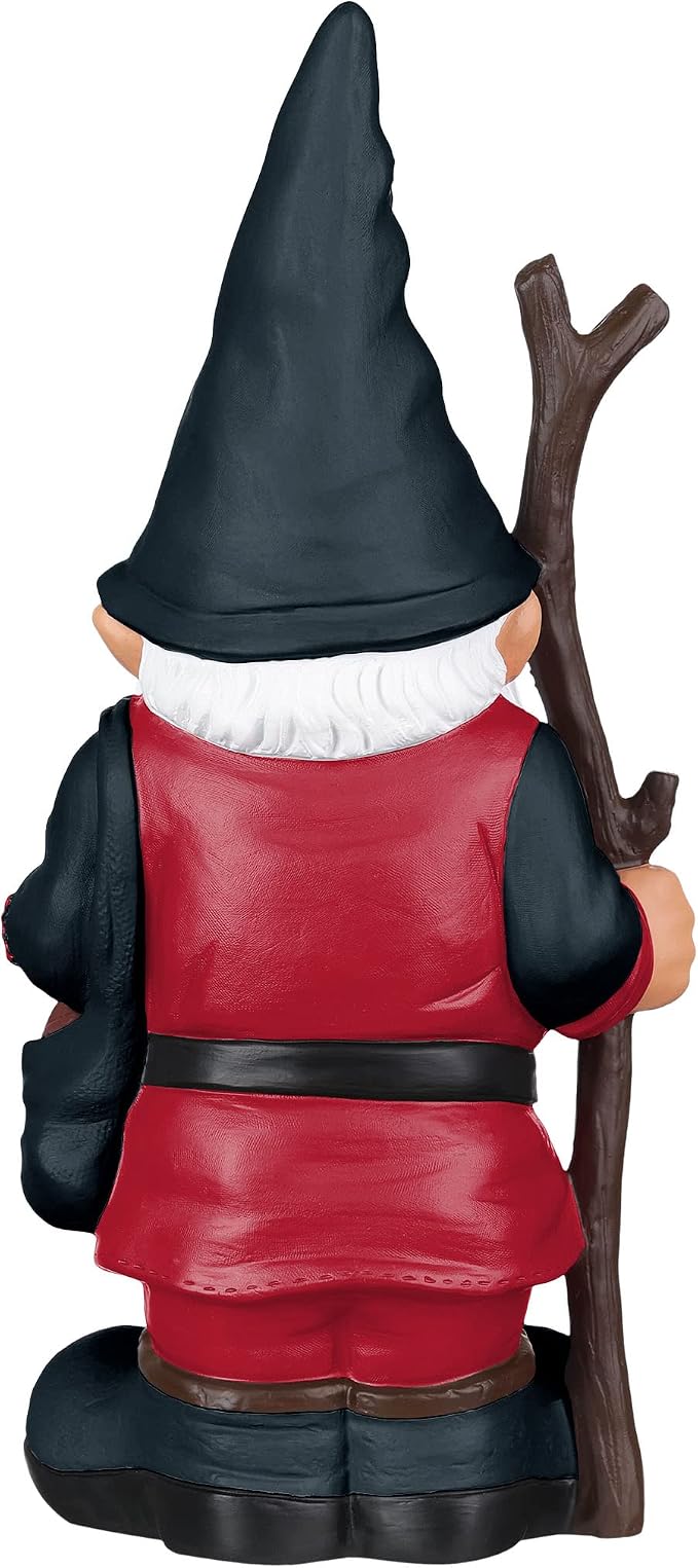FOCO NFL Team Logo Holding Stick Garden Statue Outdoor Gnome