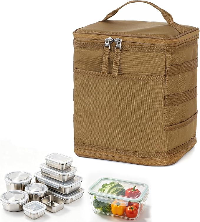 11L Camping Storage Bag, Tactical Camping Storage Bag | 600D is durable, waterproof, Suitable for camping, traveling, picnicking