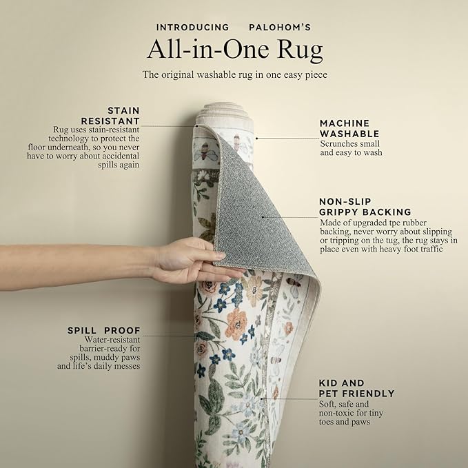 Machine Washable Small Rugs for Entryway: Door Mat Indoor Entrance 2x3 Throw Rug Non-Slip Low Pile Soft Kitchen Rugs for Front Door Indoor Entrance Entry Bedside Kids Room