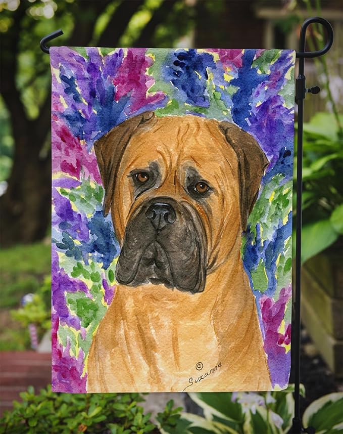 Caroline's Treasures SS8155GF Bullmastiff Garden Flag Mailbox Flag Decorative Yard Flag Banner Outside Patio Artwork Yard Flower Beds, Garden Size, Multicolor