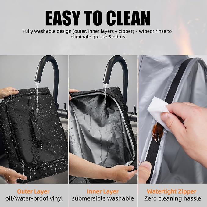 270° Opening BBQ Blanket for Resting Meat, Insulated Leak-Proof Meat Resting Bag for Brisket, Father's Day Birthday Gift for Men Dad Husband, Smoker Grilling Accessories for Kitchen Party Camping