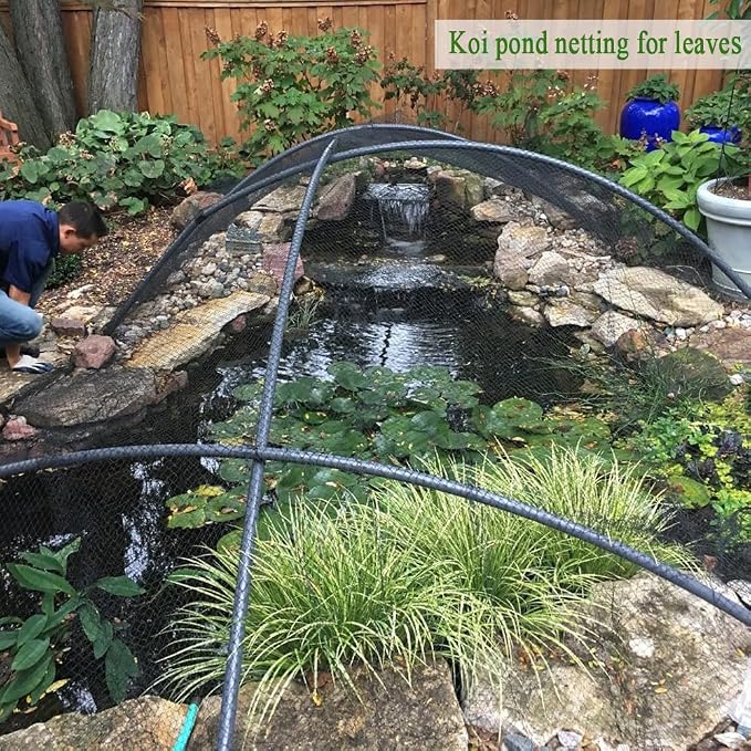 Bird Netting 50X50 FT, 1" Mesh, Strong Woven Garden Netting for Plants, Fruit Trees, Blueberry Bushes, Vegetables, Strawberry Protection, Against Bird, Deer, Squirres, Chicken, Small Animals