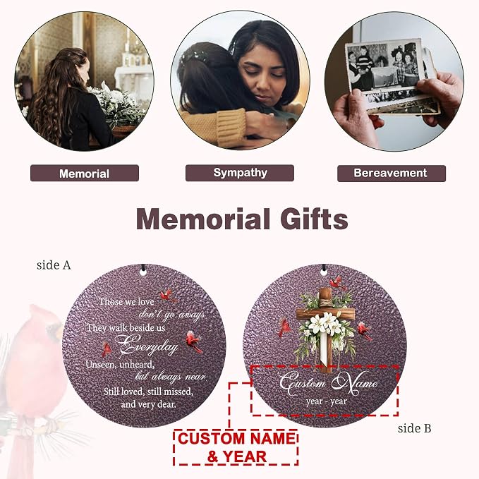 Customized Windchimes in Memory of a Loved One, Memorial Wind Chimes for Loss of Loved One, Sympathy Gifts for Bereavement Remembrance
