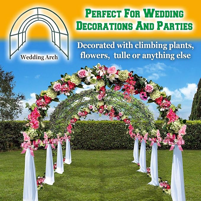 BenefitUSA Multiple Size Greenhouse Frame (12'x7'x7')
