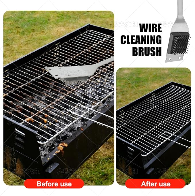 16PCS BBQ Grill Accessories Set,Grilling Tools Gift Set for Men Birthday Father's Day, Portable Multifunction Grilling Utensils Tools Kit with Storage Bag for Outdoor Grill Camping BBQ Party