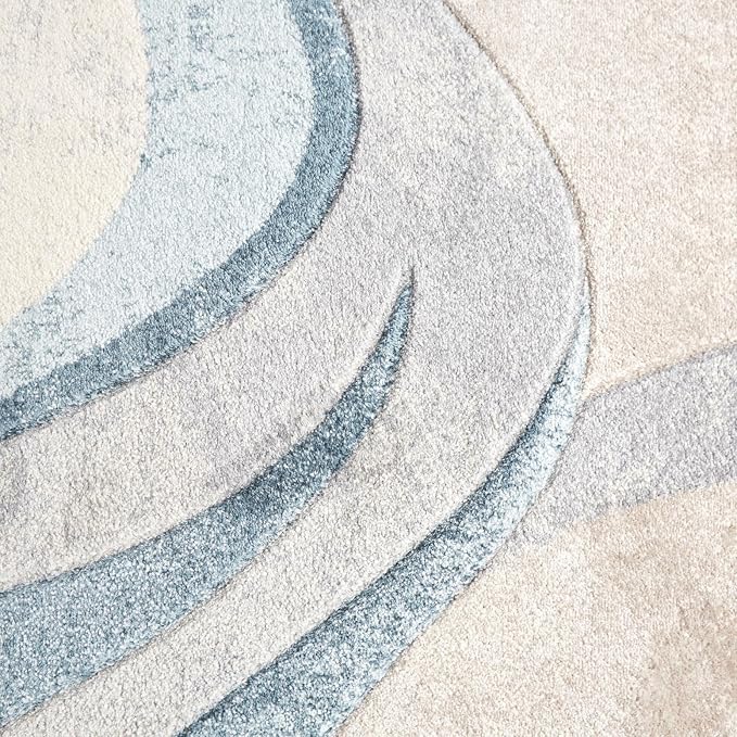 Home Dynamix Tribeca Slade Contemporary Abstract Area Rug, Blue/Grey, 7'10"x10'6"