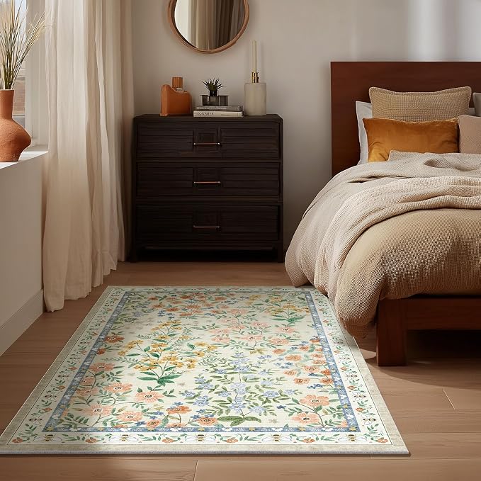 Machine Washable Area Rugs for Entryway: Door Mat Indoor Entrance 2x3 Small Throw Rug Non-Slip Low Pile Kitchen Rug for Front Door Indoor Entrance Entry Bedside Living Room
