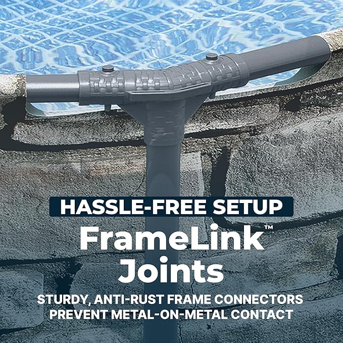 Bestway Steel Pro MAX 12' x 30" Above Ground Swimming Pool Set with Pump | Durable Round Metal Frame Outdoor Backyard Pool, Puncture-Resistant Liner - Type I Filter Cartridge Included, Stone Print