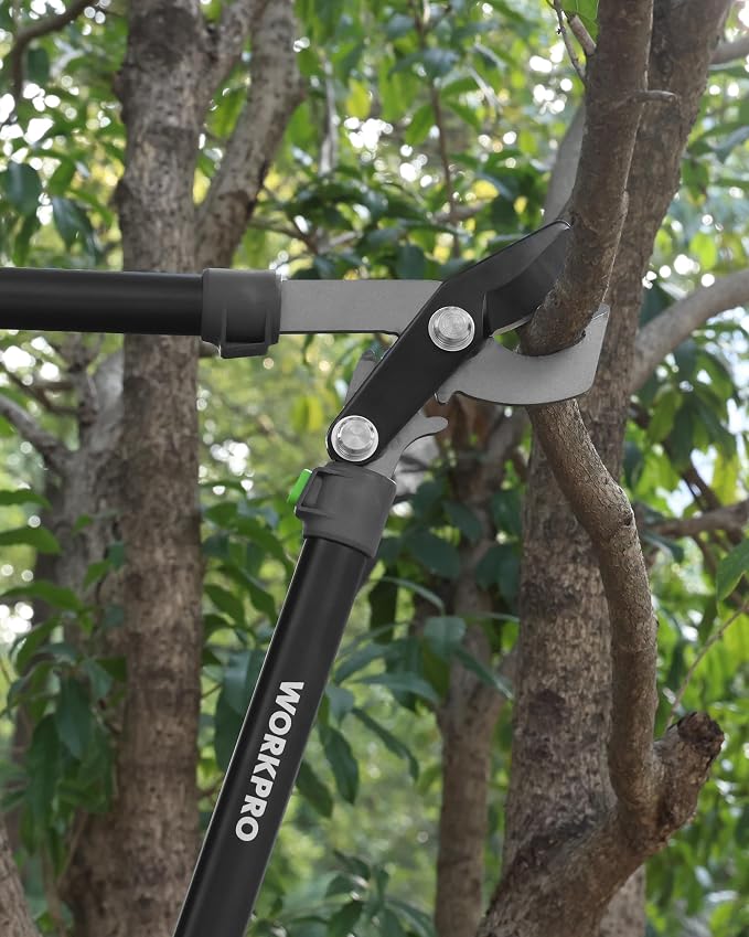 WORKPRO Bypass Lopper for Gardening, 28" Branch Cutter with 1.5" Cutting Capacity, Heavy Duty Pruning Shear Featuring Gear System for Tree Trimming, Tree Cutter Handheld with SK5 Blade