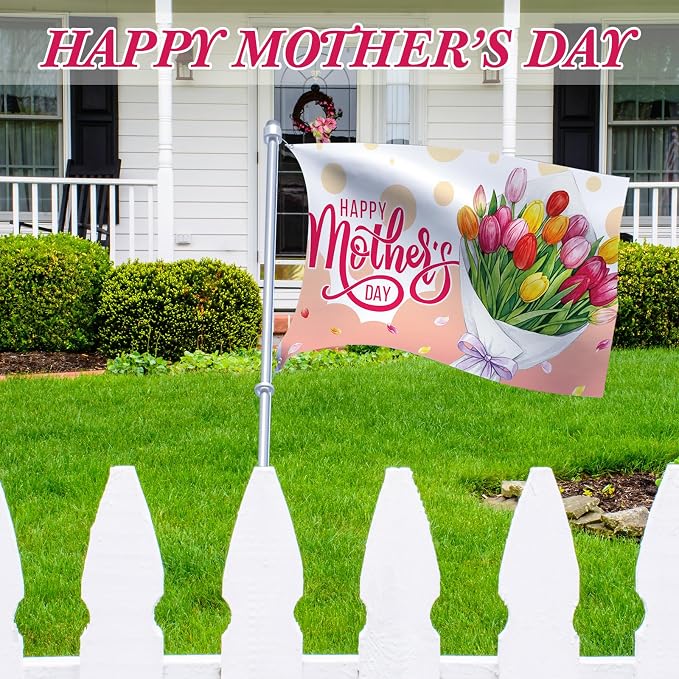 SmoothNovelty 12 Pcs Seasonal Garden Flag 3 x 5 ft Yard Flags for Outside Double Sided Holiday Banner with Grommets for Spring Summer 4th of July Outdoor Banner Decorations(Fashion)