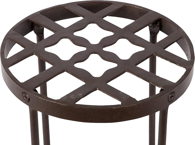 Achla Designs Flowers Plant Stand, 12-in H