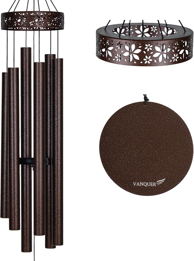 Large Wind Chimes for Outside Deep Tone - 48'' Wind Chimes Outdoor Clearance, Deep Tone Windchimes Outdoors, Memorial Gift, Sympathy Gift, Garden Patio Yard, Home Décor
