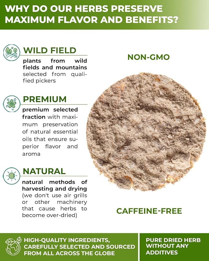 4 oz Wild Yam Root Herbal Tea (Dioscorea) - 113g Wild Yam Root Loose Herb Tea Ñame Silvestre