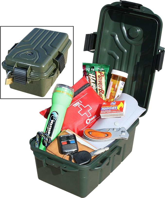 MTM Survivor Dry Box with O-Ring Seal (Forest Green, Large)