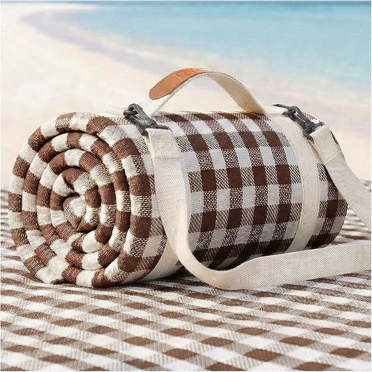 Waterproof Beach Blanket Picnic Outdoor Camp Mat Rug Towel Family Trip Essentials Summer Vacation Must Have Travel Accessories Lake Day Necessities Stuff Thing Need Gear Gift Supplies Item Gadget 2026