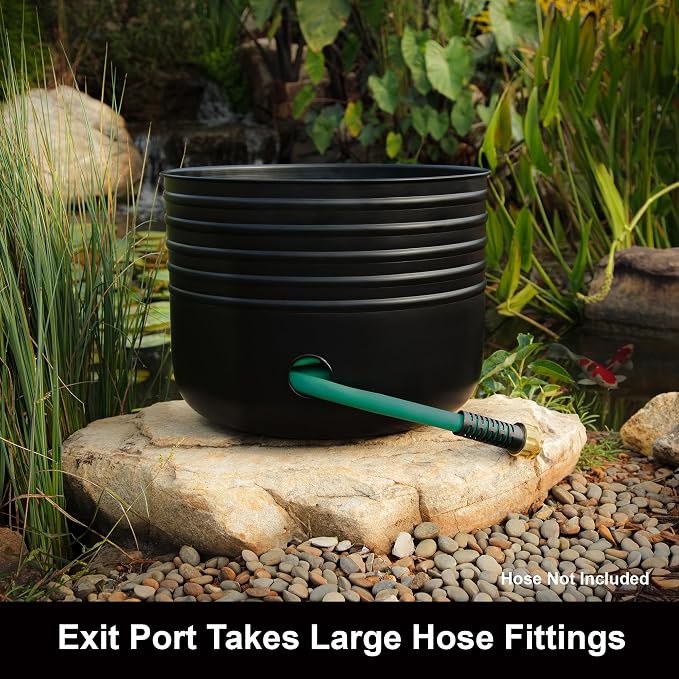 Liberty Garden 1918 100' Matte Black Hose Pot