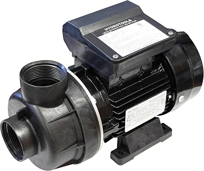 SWIMLINE HYDROTOOLS Above-Ground Pool Motor Pump, Hydro-Flo 0.3 HP w/ 2220 GPH, Vertical | Above-ground Pool Pump, 0.3 HP, 2, 220 GPH, Vertical Discharge, 115V, Single-speed, DOE-certified For Small Sand Filters