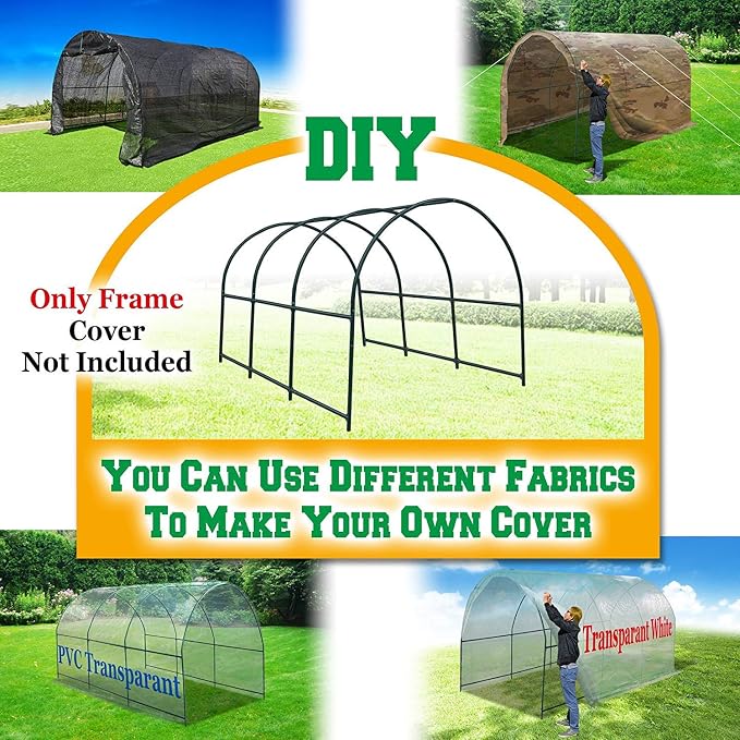 BenefitUSA Multiple Size Greenhouse Frame (12'x7'x7')