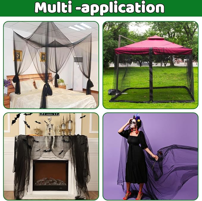 Mosquito Netting,10 × 50 Ft Mosquito Mesh Screen for Patio,Fly Insect Bird Net Barrier Garden Mesh Netting for Protect Vegetables Fruits from Birds Bugs