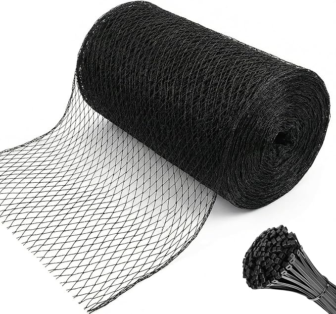 Bird Netting，13 x 40 FT Garden Netting Bird Net for Chicken Coop, Poultry Netting Fence for Fruit Trees, Plants and Vegetables Against Birds, Deer, Squirrels and Other Animals