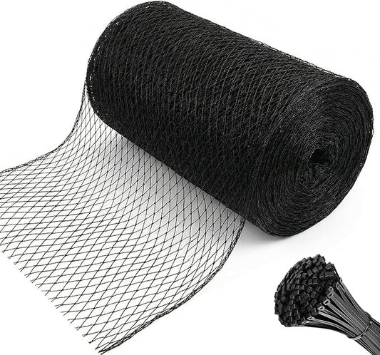 Bird Netting，25 x 100 FT Garden Netting Bird Net for Chicken Coop, Poultry Netting Fence for Fruit Trees, Plants and Vegetables Against Birds, Deer, Squirrels and Other Animals
