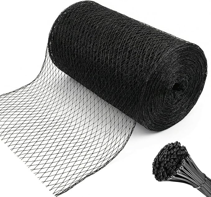 Bird Netting，50 x 50 FT Garden Netting Bird Net for Chicken Coop, Poultry Netting Fence for Fruit Trees, Plants and Vegetables Against Birds, Deer, Squirrels and Other Animals