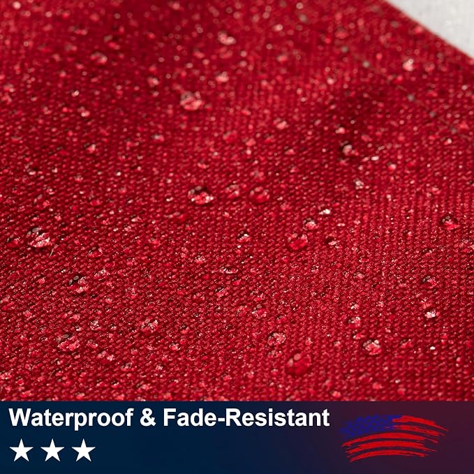 American Flag 5x8 FT for Outside - TearProof & Fade-Resistant USA Flag | UV & Weather-Resistant Spun Polyester US Flag with Embroidered Stars & Brass Grommets, Perfect for High Winds & 4th of July