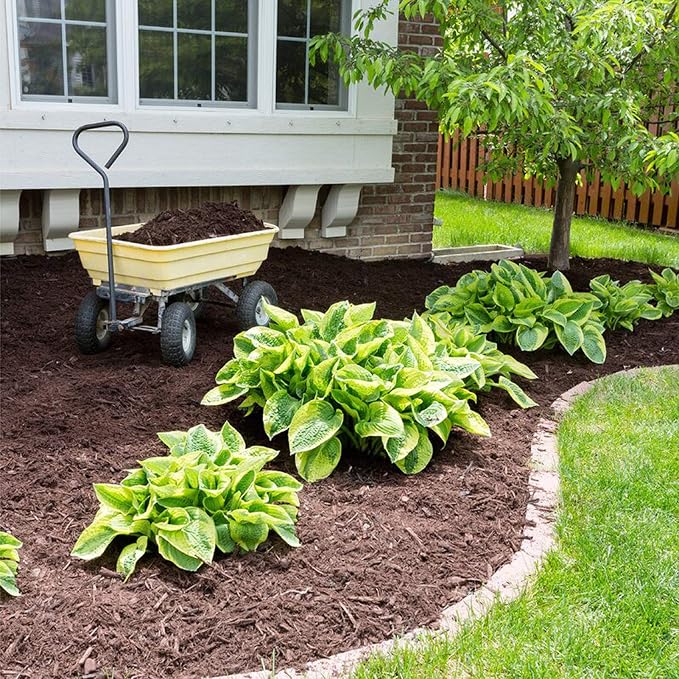 UWIOFF 4ft x 50ft Garden Weed Barrier Landscape Fabric, Durable & Heavy Duty Ground Cover Weed Blocker Fabric Gardening Mat, Superior Weed Control for Vegetable Garden, Flower Bed, Mulch
