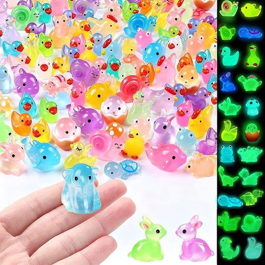 140 pcs Mini Resin Animals Many Styles Variety Tiny Animals Figures Miniature Little Small Animal Figurines Bulk for Micro Fairy Garden Landscape Accessories Hide Crafts Decor Aquarium