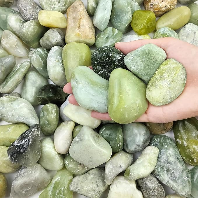 FANTIAN 20 lbs River Rocks for Landscaping, 2-3 Inch Large Decorative Pebbles for Plants Indoor, Vases, Backyard, Crafting and Garden