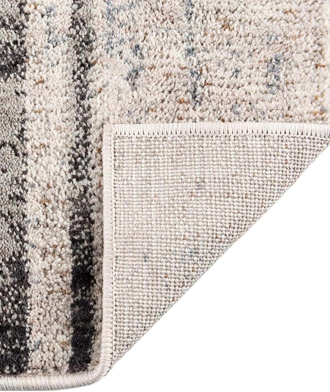 Unique Loom Eco Southwestern Collection Area Rug - Ely (Runner 2' 7" x 12' 0", Ivory/Black)